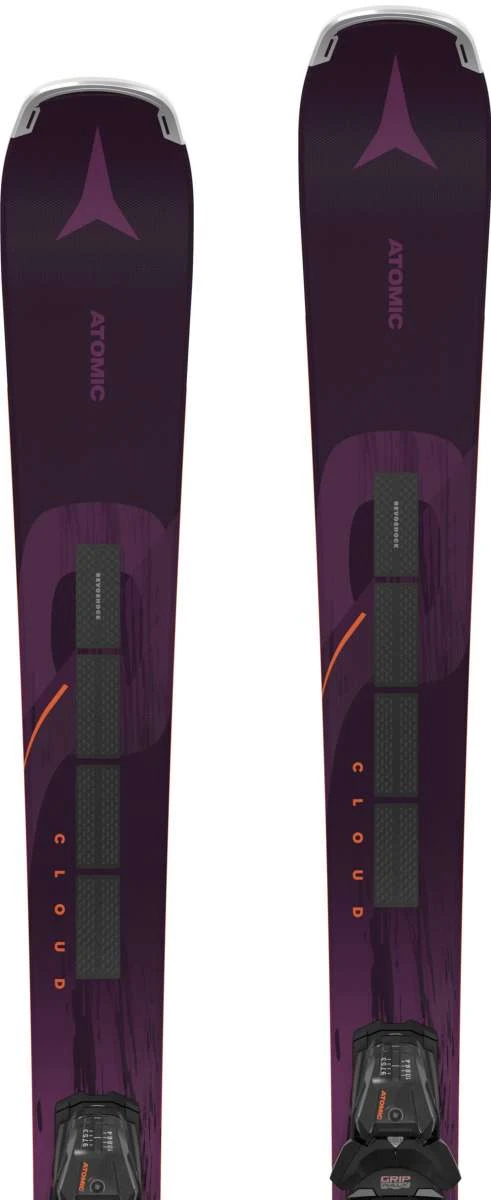 Atomic Ladies Cloud Q12 Revoshock C System Ski With M10 Ski Bindings 2022-2023 - Image 2